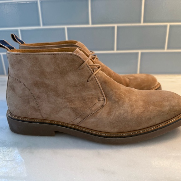 Dune London Tan Suede Chukka Boots main image 9